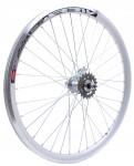 Koło 28 Stars Circle tylne pod torpedo Velosteel srebrne