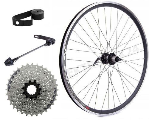 Koło 26" pod hamulec tarczowy i kasetę Shimano 9-rzędową