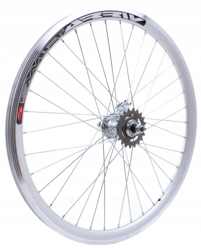 Koło 26'' Stars Circle tylne aluminiowe torpedo srebrne