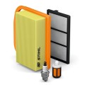 Zestaw serwisowy Stihl nr 35 do przecinarek TS 410, TS 420, TS 440 wyposażony jest w filtr powietrza, filtr wstępny, świeca zapłonowa, filtr paliwa, głowica ssąca