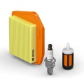 Zestaw serwisowy Stihl nr 41 do kos FR 410, FR 460, FS 240, FS 260, FS 360, FS 361, FS 410, FS 411, FS 460, FS 461 wyposażony jest w filtr powietrza, świeca zapłonowa, filtr paliwa, głowica ssąca