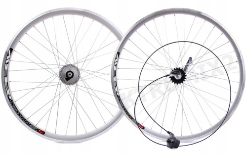 Zestaw kół 24 cale z prądnicą i piastą planetarna Shimano Nexus 3V