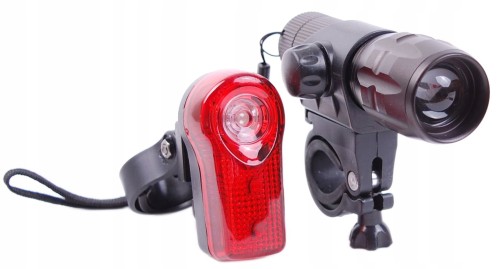 Komplet oświetlenia rowerowego Romet R-305 LED
