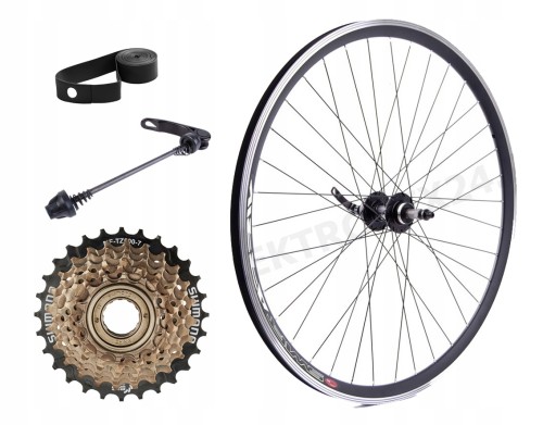 Koło 28 pod tarczę i z wolnobiegiem Shimano MFTZ500 7 rzędową.