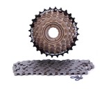 Zestaw Wolnobieg Shimano MF-TZ500 7RZ + łańcuch KMC Z50