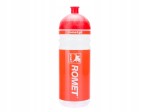 Bidon rowerowy Romet 700ml czerwono-przeźroczysty